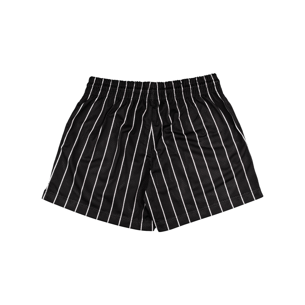 Common Hype Beacon Pinstripe Mesh Short Jet Black