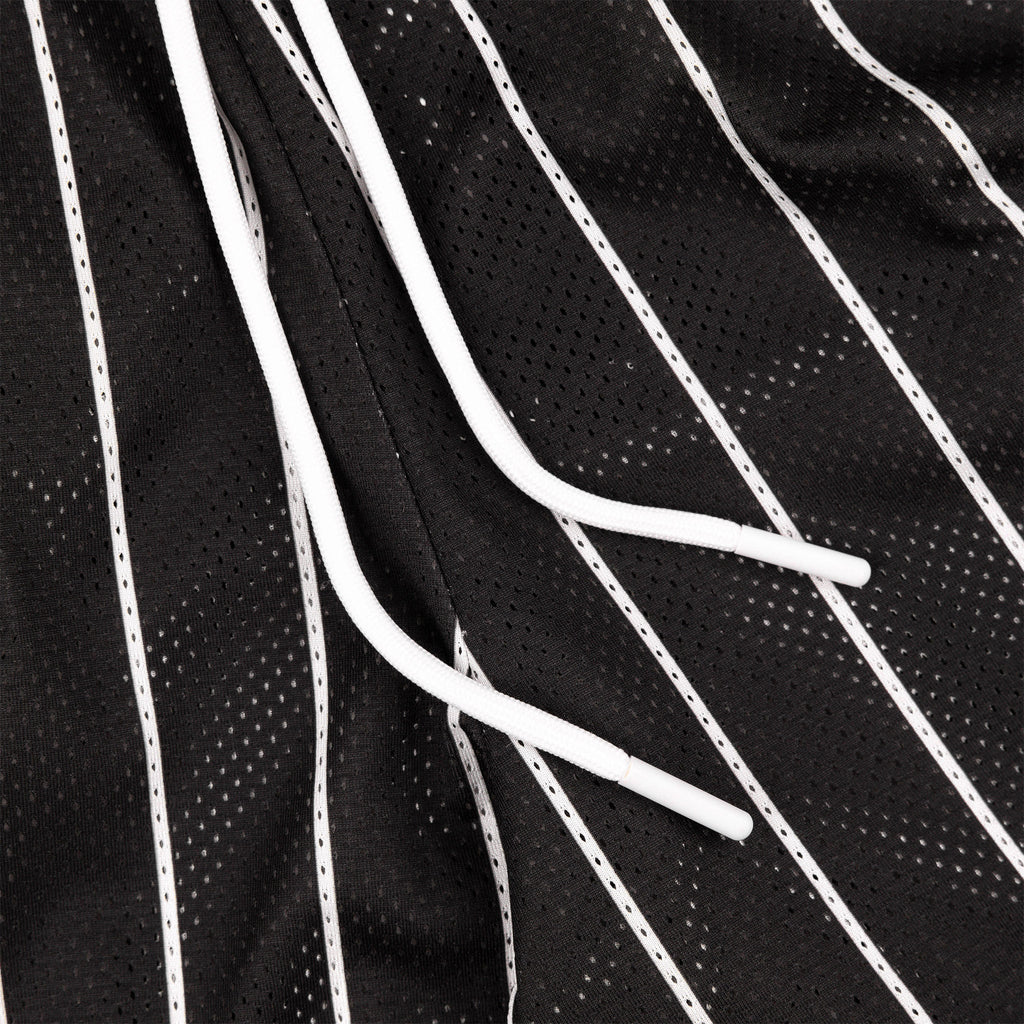 Common Hype Beacon Pinstripe Mesh Short Jet Black