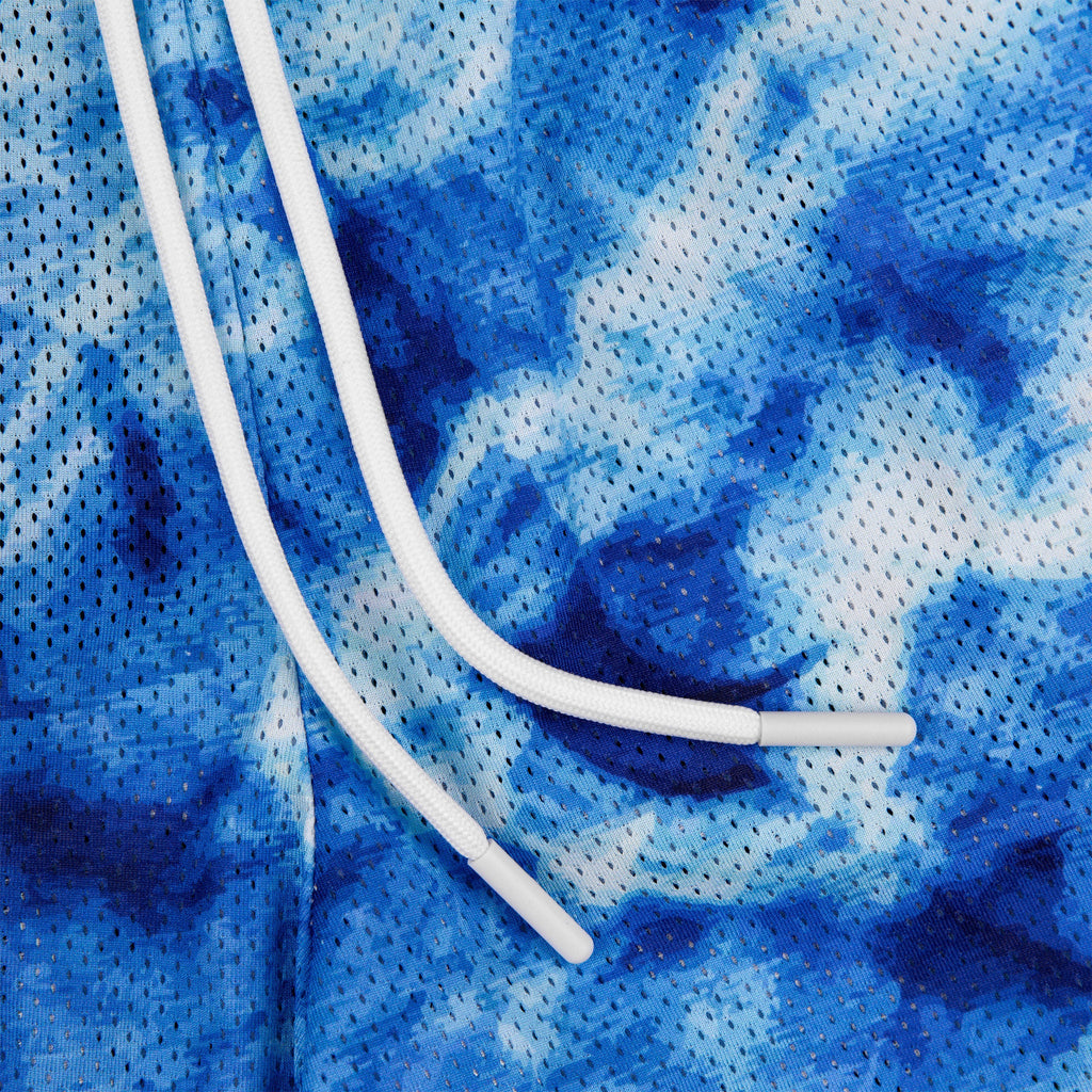 Common Hype Aura Malla Tie Dye Short Cobalto