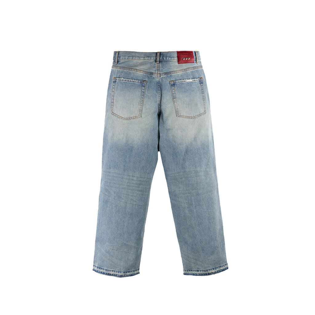 Pantalón de mezclilla recto lavado Commons Studios Jade