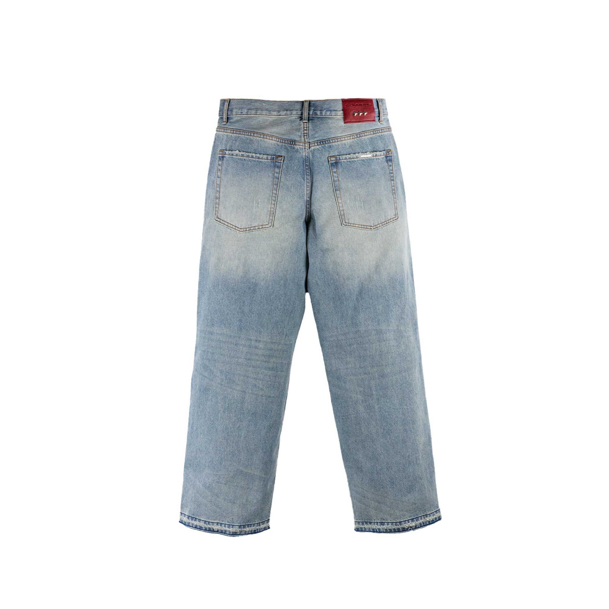 Pantalón de mezclilla recto lavado Commons Studios Jade
