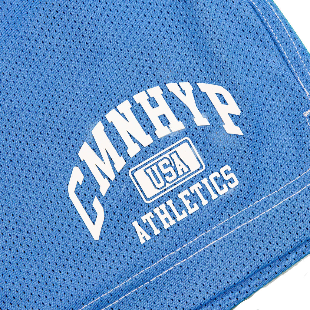 Short de malla en contraste Common Hype Athletics azul UNC