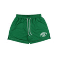 Common Hype Athletics Shorts de Malla en Contraste Verde Pino