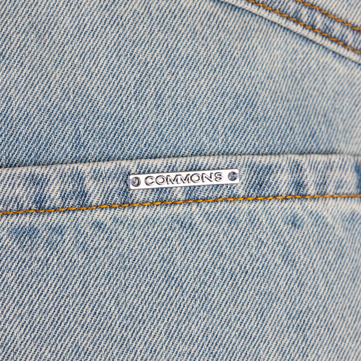 Commons Studios 'Star' Short vaquero lavado Iceberg