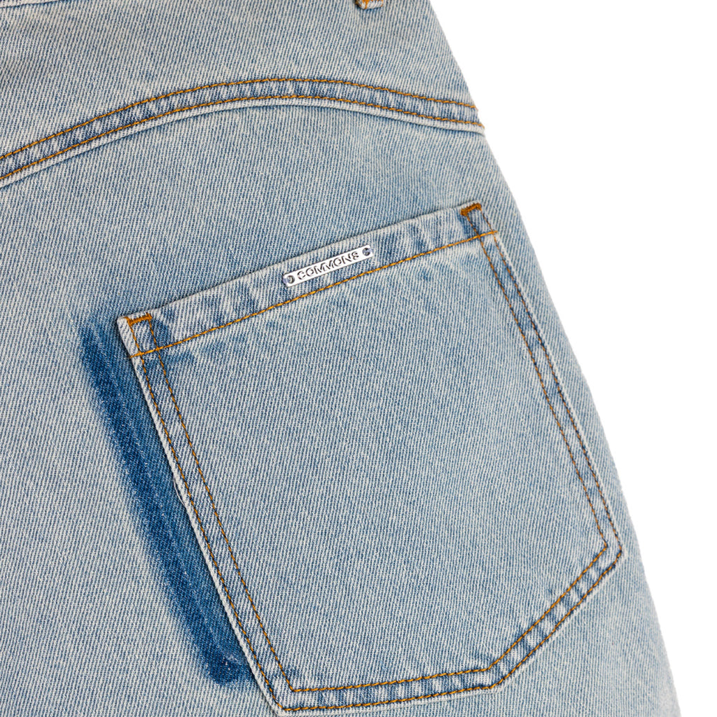 Commons Studios 'Star' Short vaquero lavado Iceberg