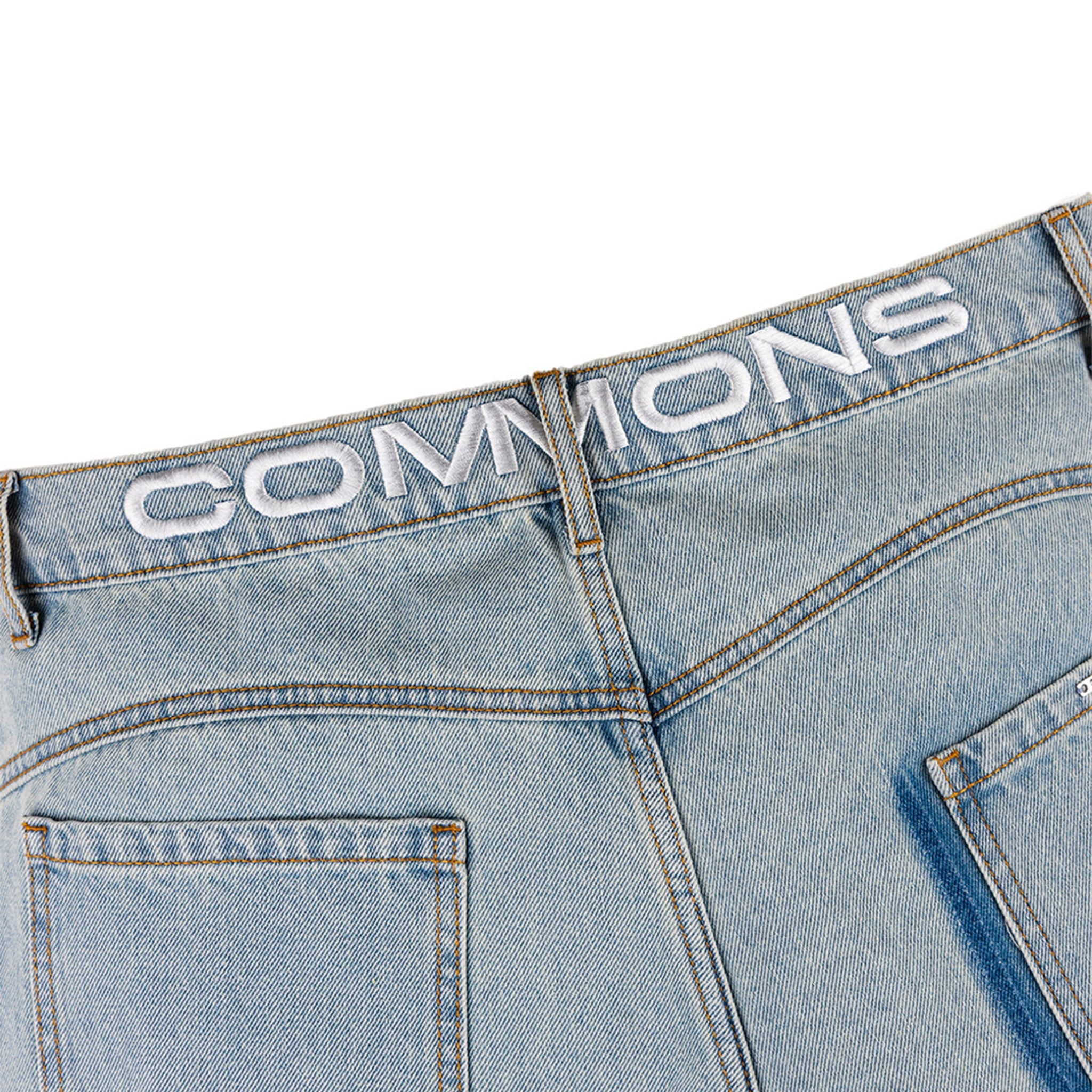 Commons Studios 'Star' Short vaquero lavado Iceberg