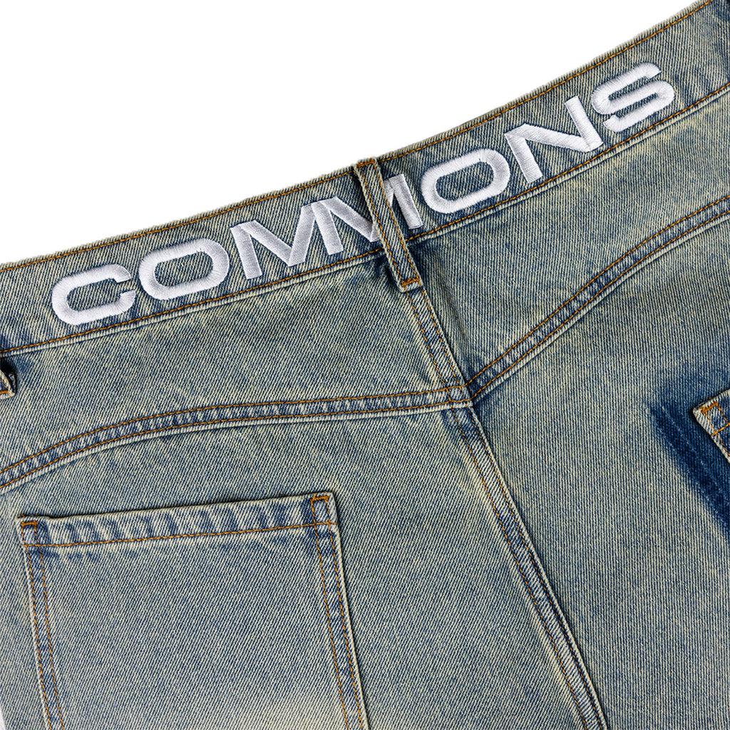 Commons Studios Short de mezclilla lavado 'Star' Oro Viejo