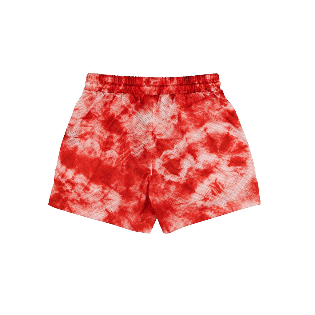 Short de malla Common Hype Aura Tie Dye Carmesí