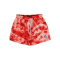 Short de malla Common Hype Aura Tie Dye Carmesí