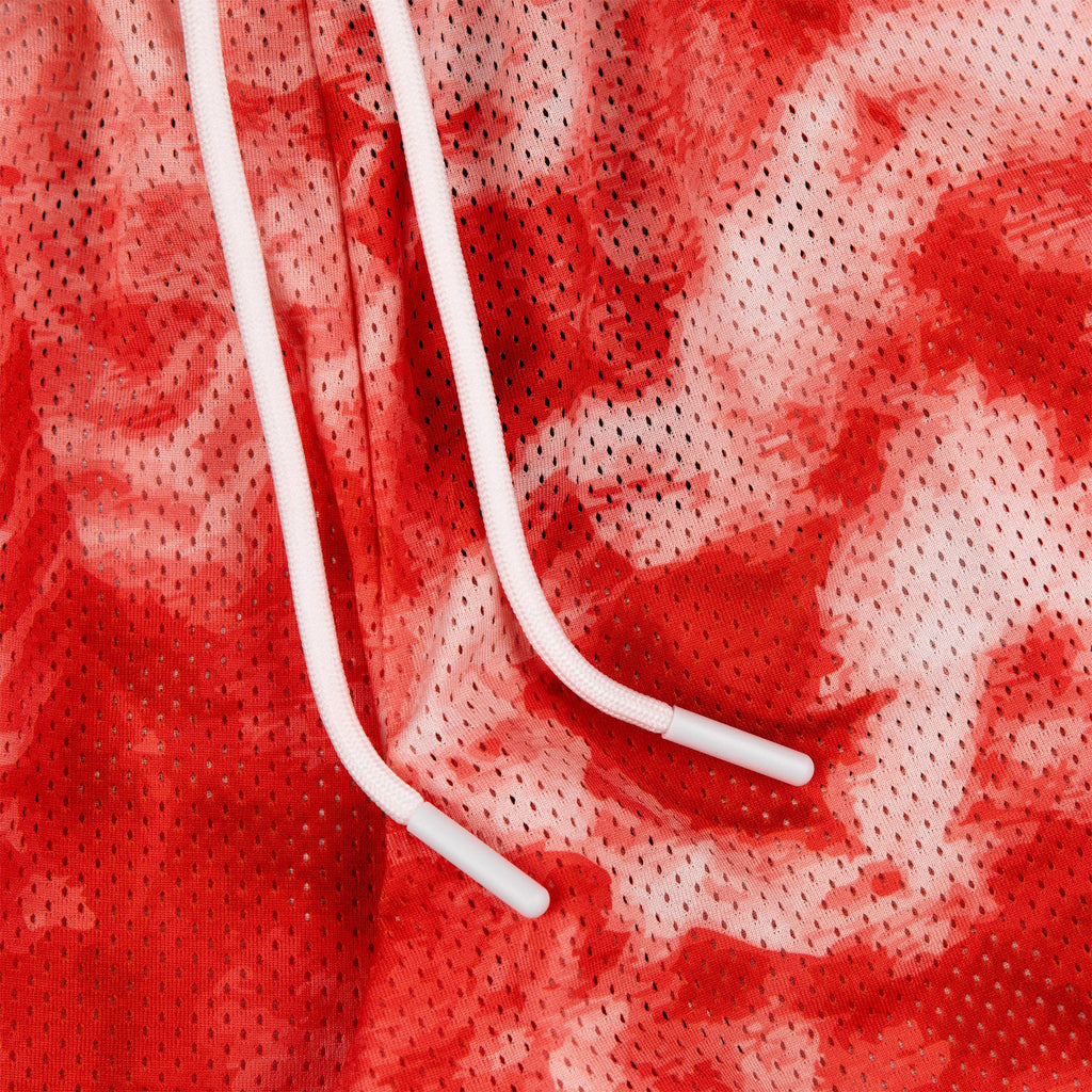 Short de malla Common Hype Aura Tie Dye Carmesí