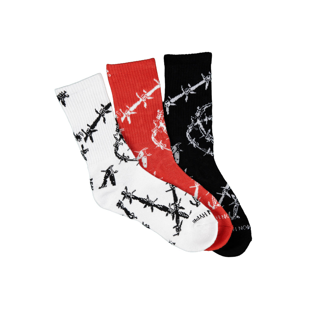 Common Hype Barbwire Calcetines de Varios Colores (Paquete de 3)