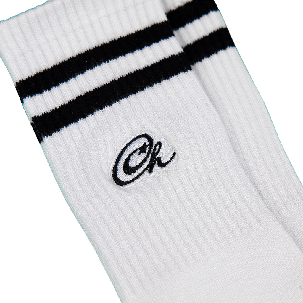 Common Hype Stripe Logo Sock White (3-Pack)