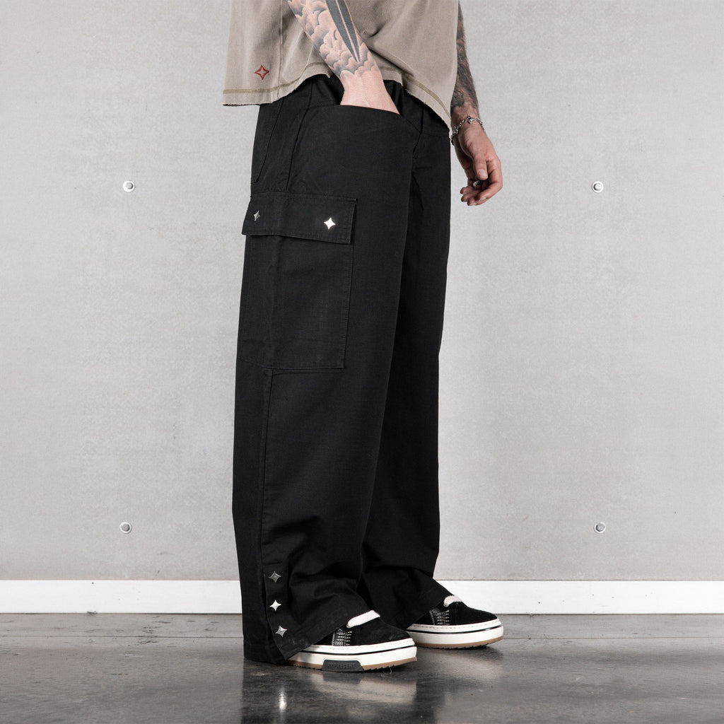 Pantalón Cargo Ripstop Commons Negro