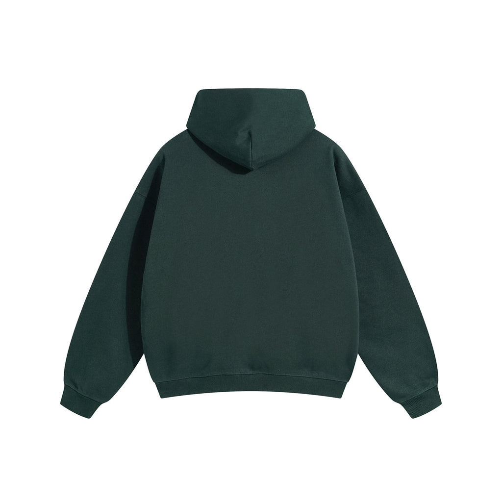 Elogios Nadie Elogió la Sudadera con Capucha Verde Oscuro
