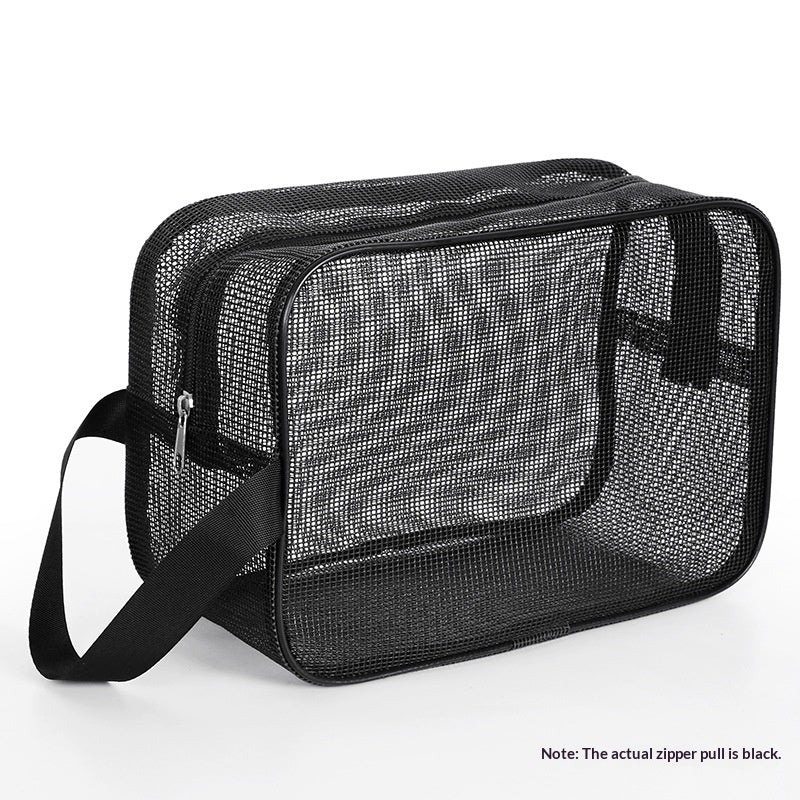 Bolsa de Aseo de Malla para Hombres para Almacenamiento de Artículos de Baño