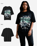 Camiseta Oversize G West de mujer sin rozaduras ni brillo