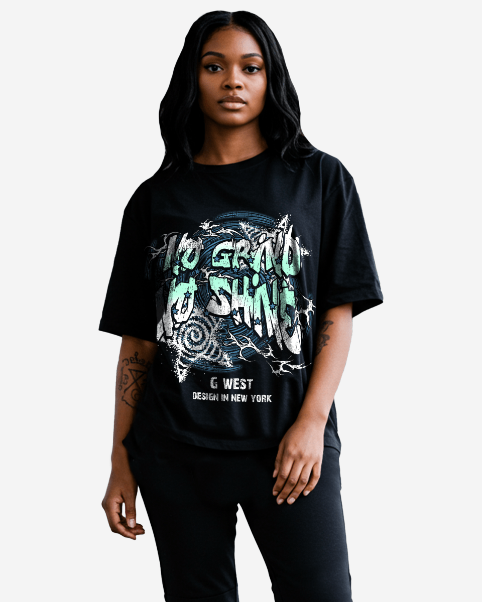 Camiseta Oversize G West de mujer sin rozaduras ni brillo