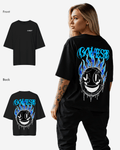G West Camiseta extragrande Aqua Smile para mujer