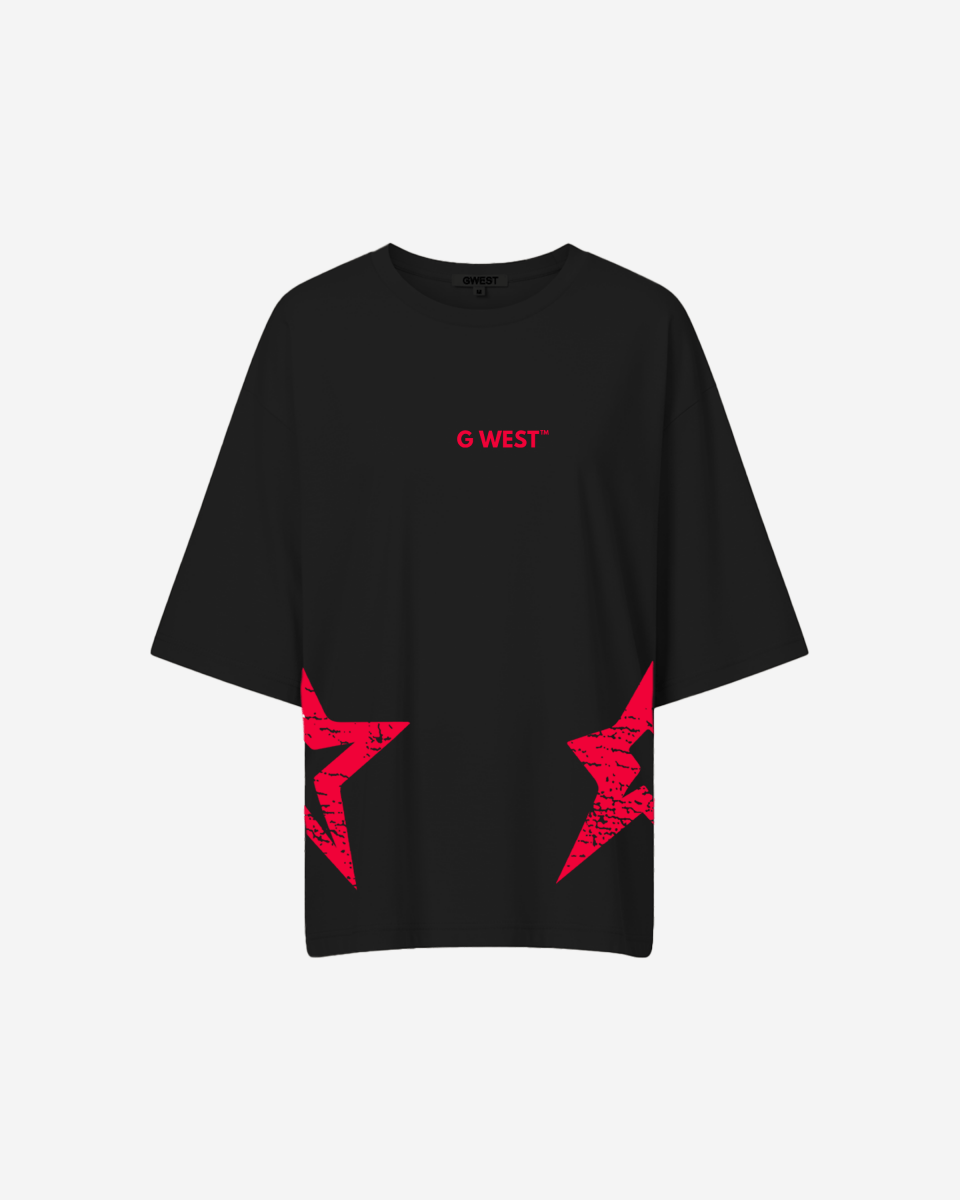 G West camiseta extragrande Brooklyn Arch con logo para mujer