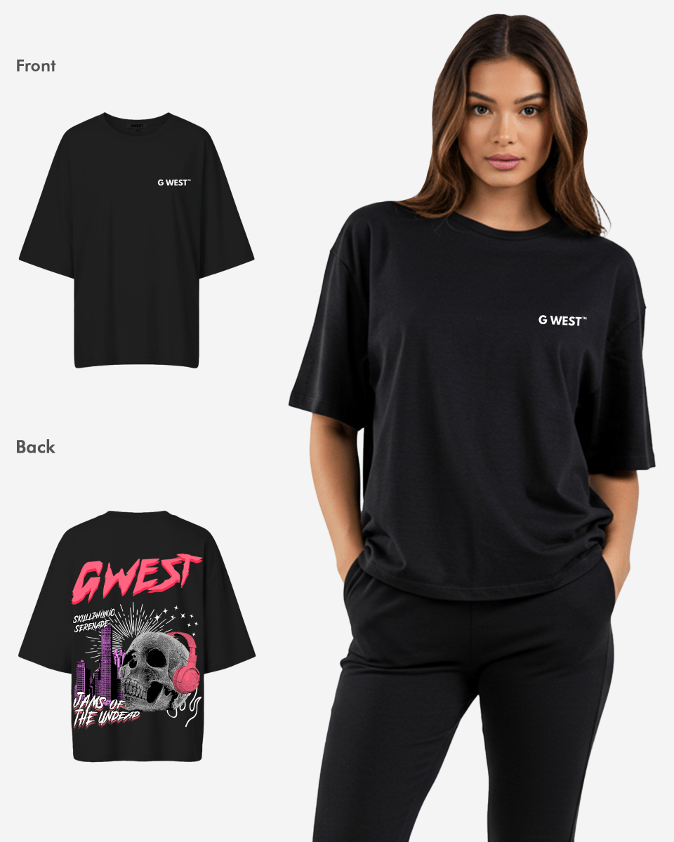 Camiseta G West extragrande de Los Jams de los muertos para mujer