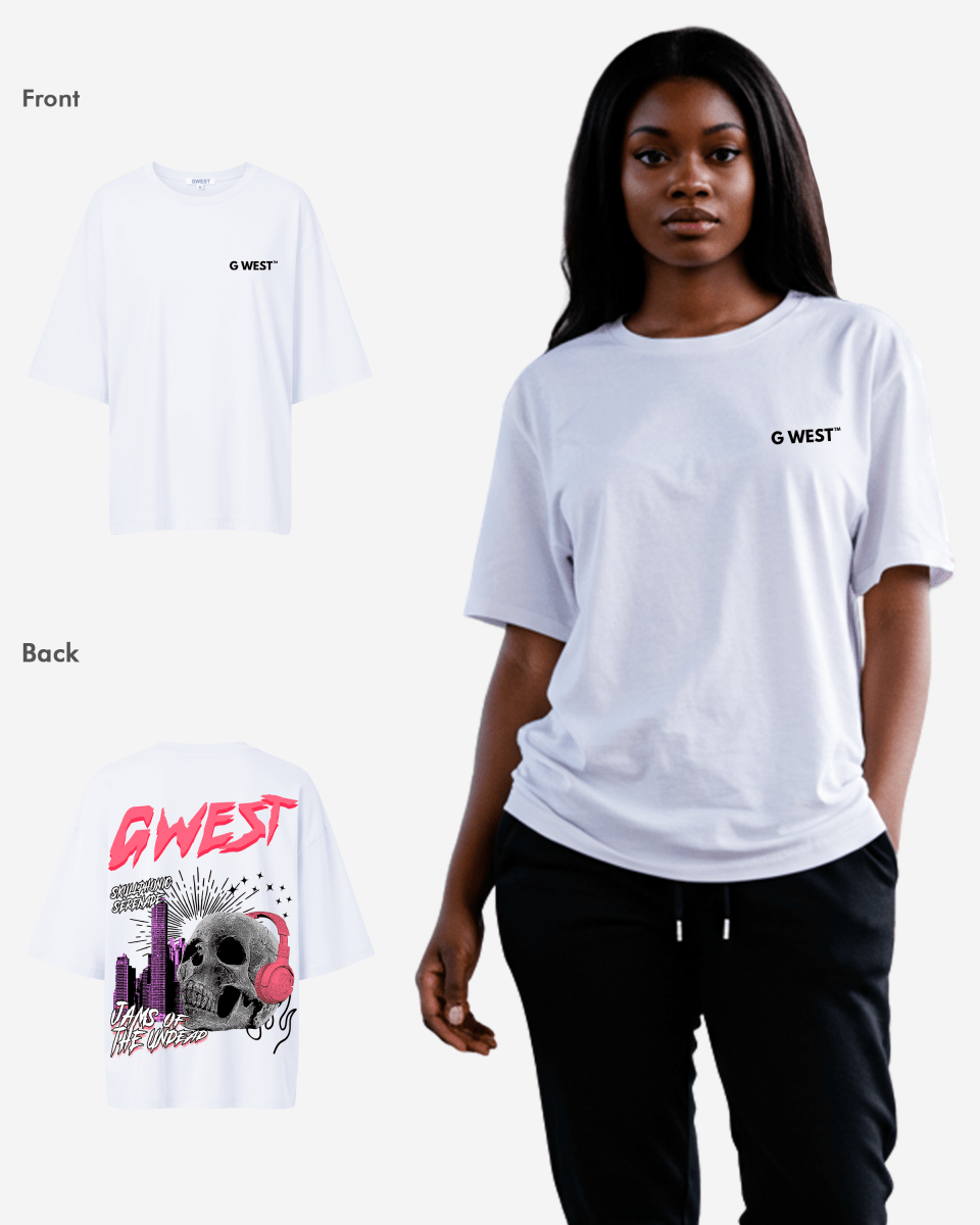 Camiseta G West extragrande de Los Jams de los muertos para mujer