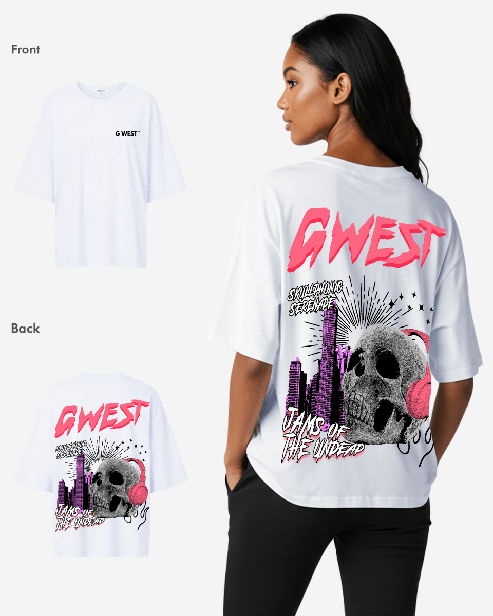 Camiseta G West extragrande de Los Jams de los muertos para mujer