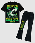 Conjunto "Happier Than Ever" de G West con pedrería