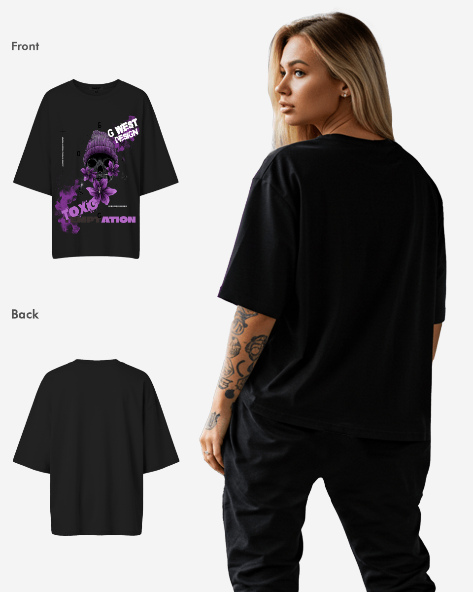 Camiseta Extragrande Tóxica para Mujer G West