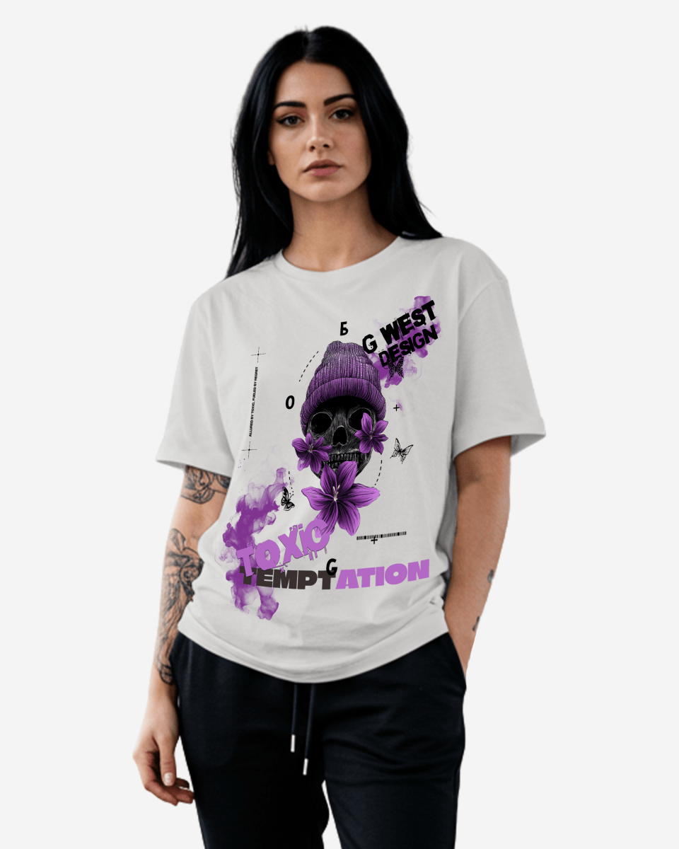 Camiseta Extragrande Tóxica para Mujer G West