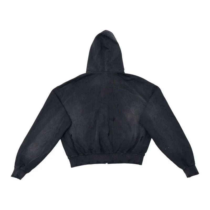 THE SYNDICATE Hoodie Paint Splatter Logo ZipUp