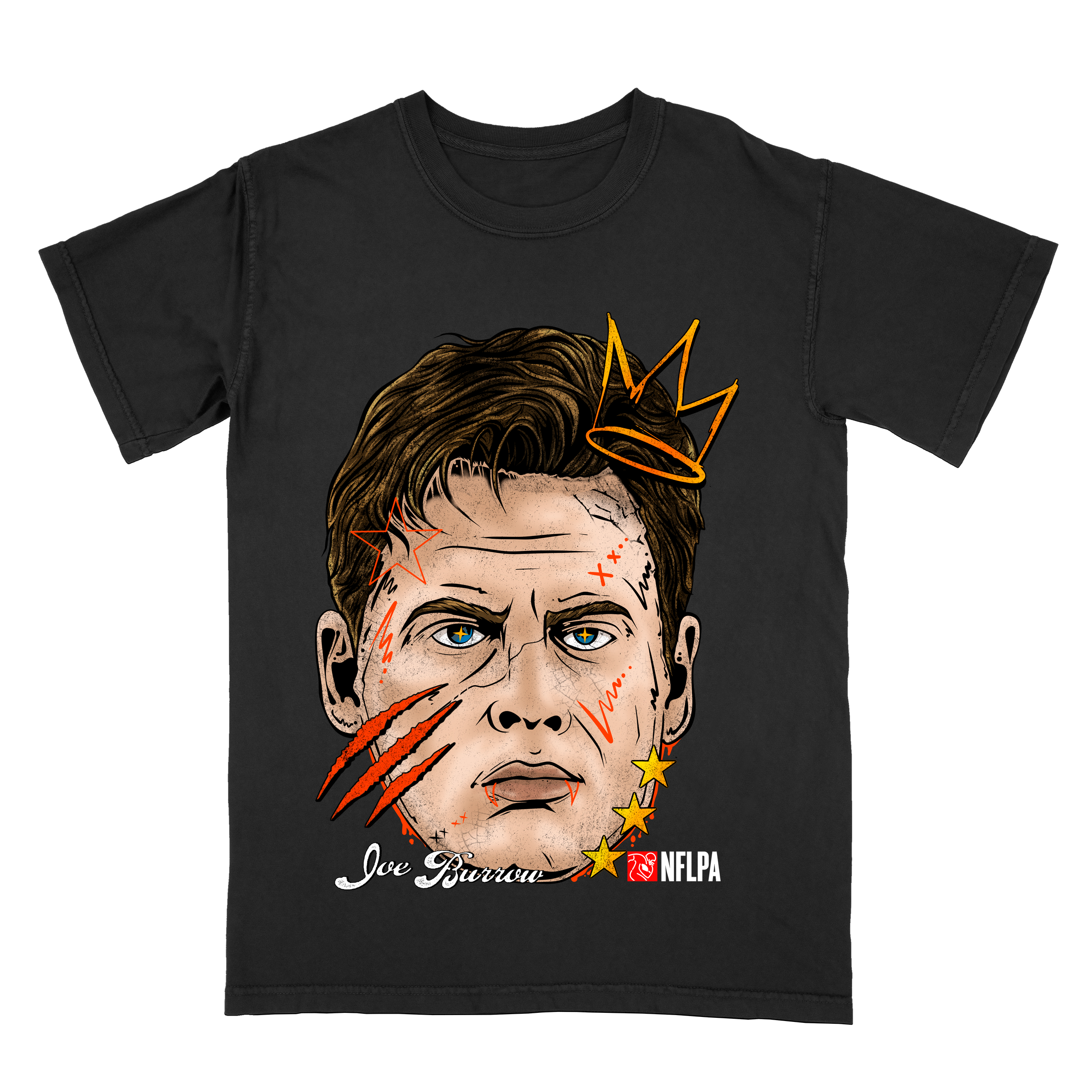 Joe Burrow Fat Head Limited Edition NFL Player Graphic T-Shirt