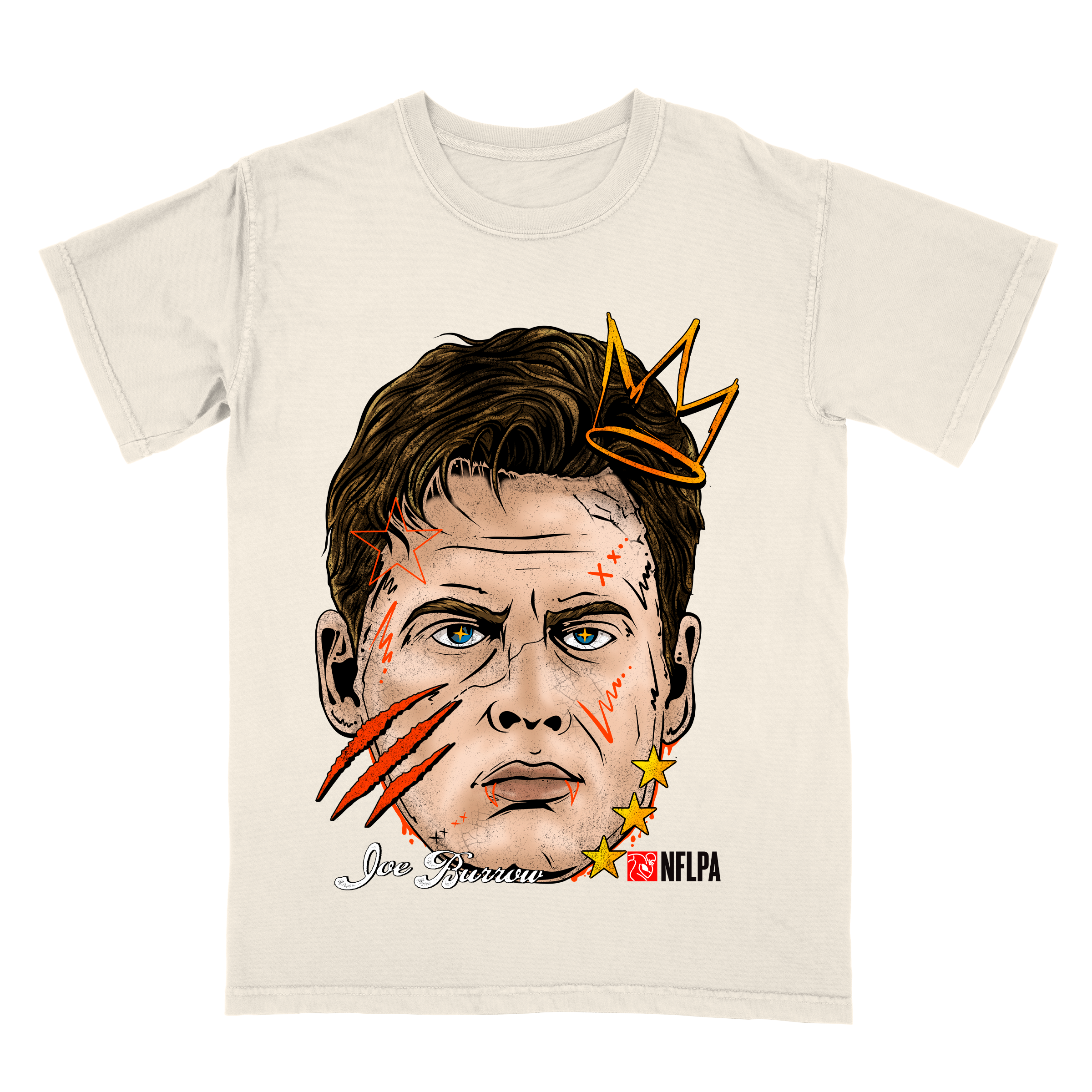 Joe Burrow Fat Head Limited Edition NFL Player Graphic T-Shirt