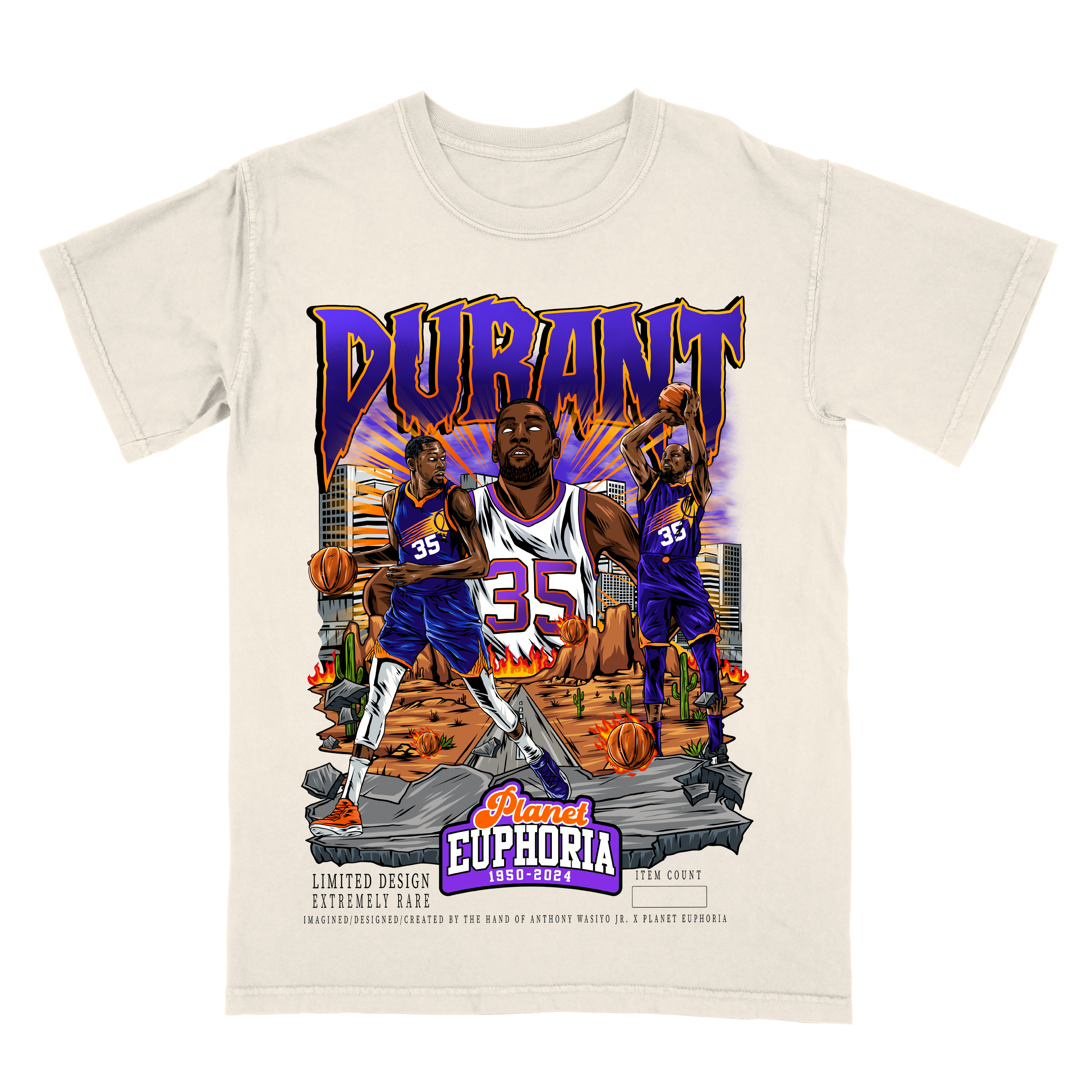 Youth Kevin Durant V2 Limited Edition NBA Player Graphic T-Shirt