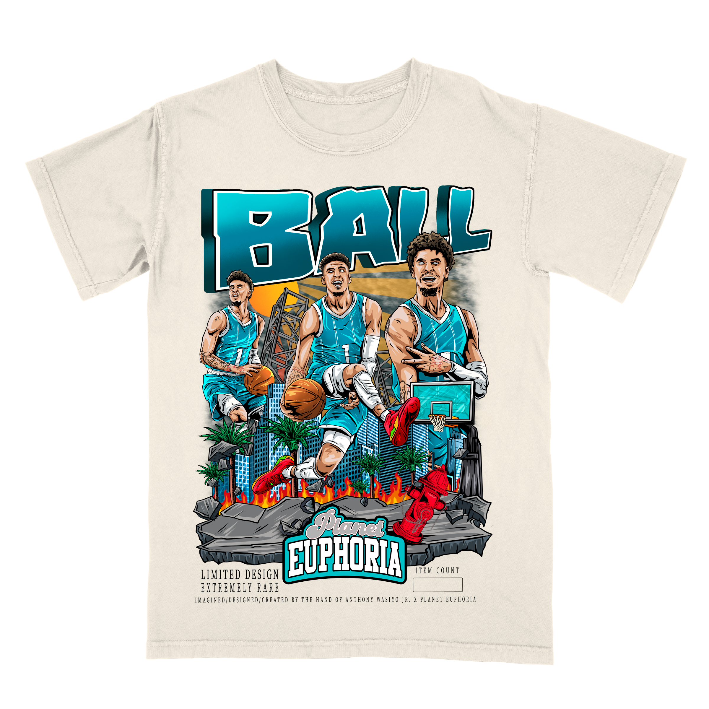 LaMelo Ball V2 Limited Edition NBA Player Graphic T-Shirt