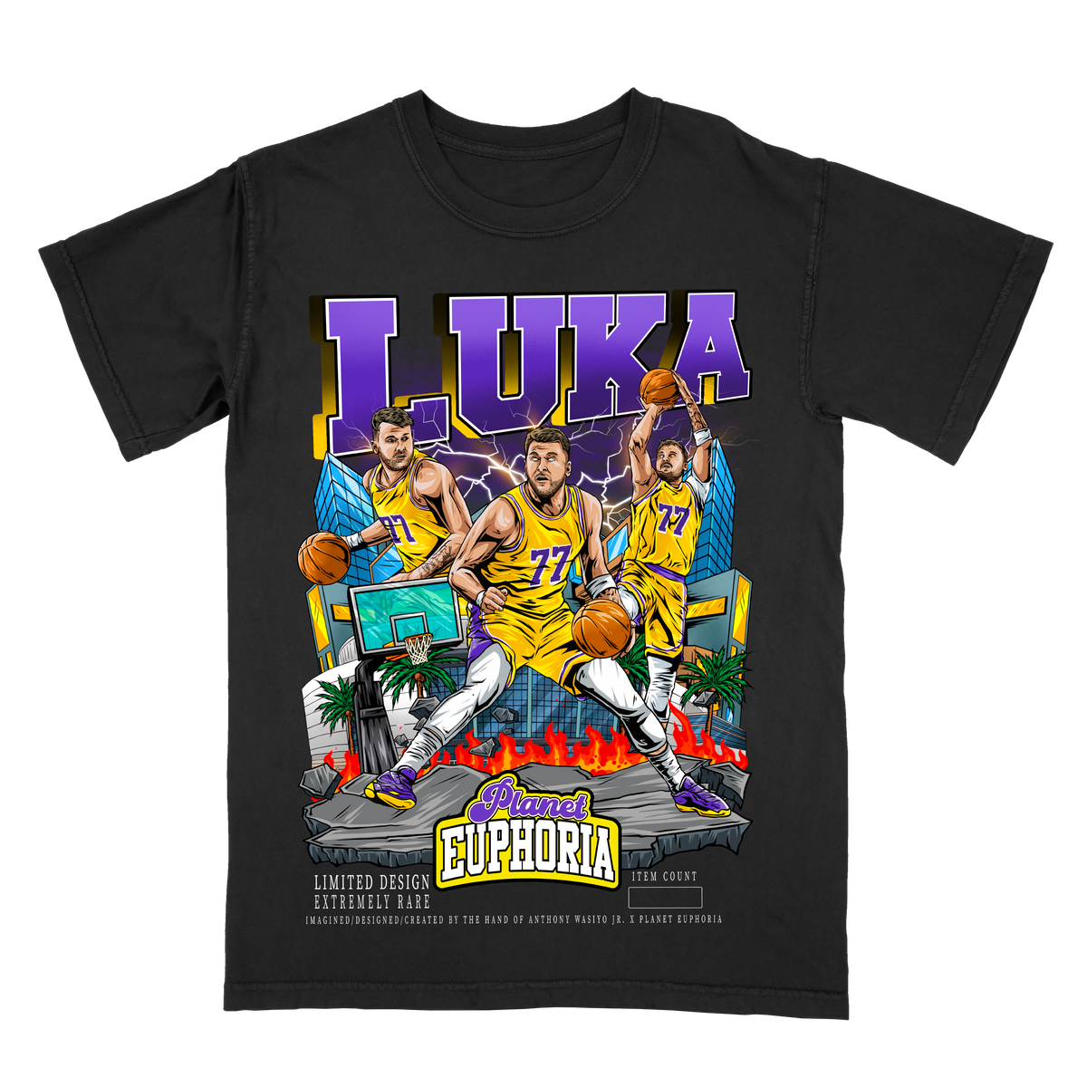 Camiseta Gráfica Luka Doncic V3 Edición Limitada Jugador NBA
