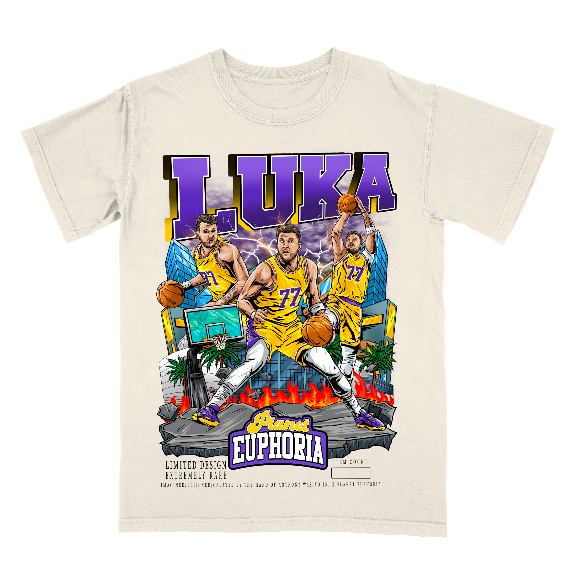Camiseta Gráfica Luka Doncic V3 Edición Limitada Jugador NBA