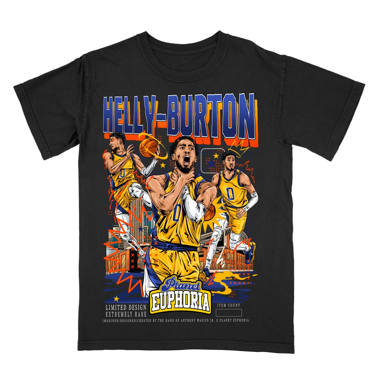 Camiseta gráfica de Tyrese Haliburton V2 de edición limitada de la NBA