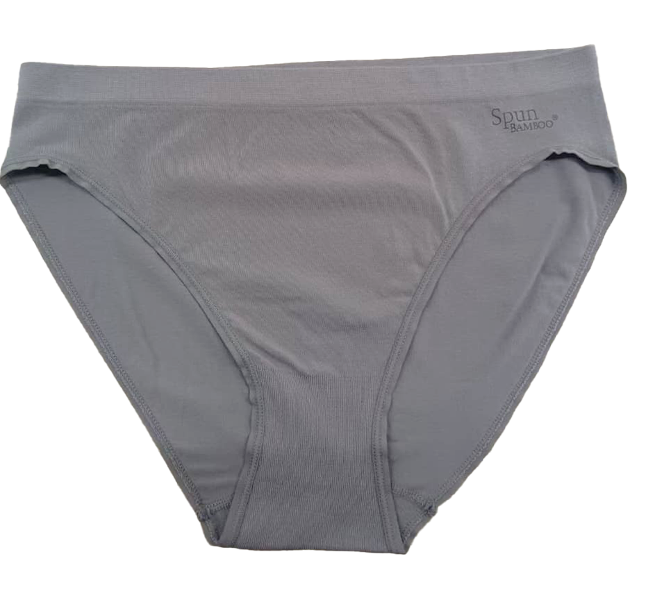 Nueva ropa interior estilo braga de pierna alta de bambú/algodón para mujer