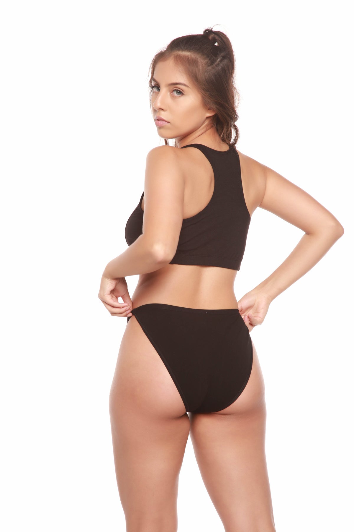 Liquidación Ropa interior estilo bikini de bambú/algodón para mujer