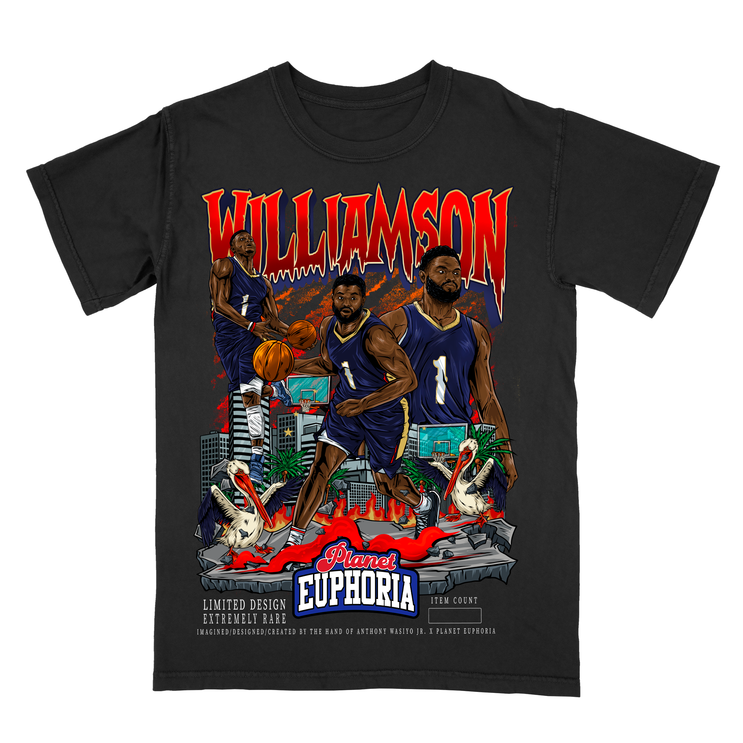 Zion Williamson Limited Edition Graphic T-Shirt